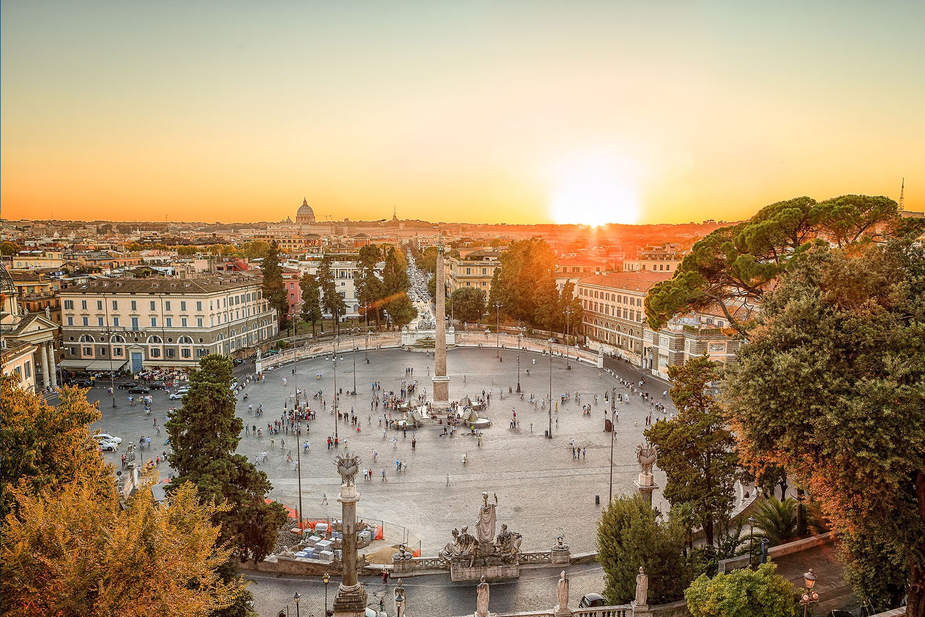 Piazza del Popolo in Rome