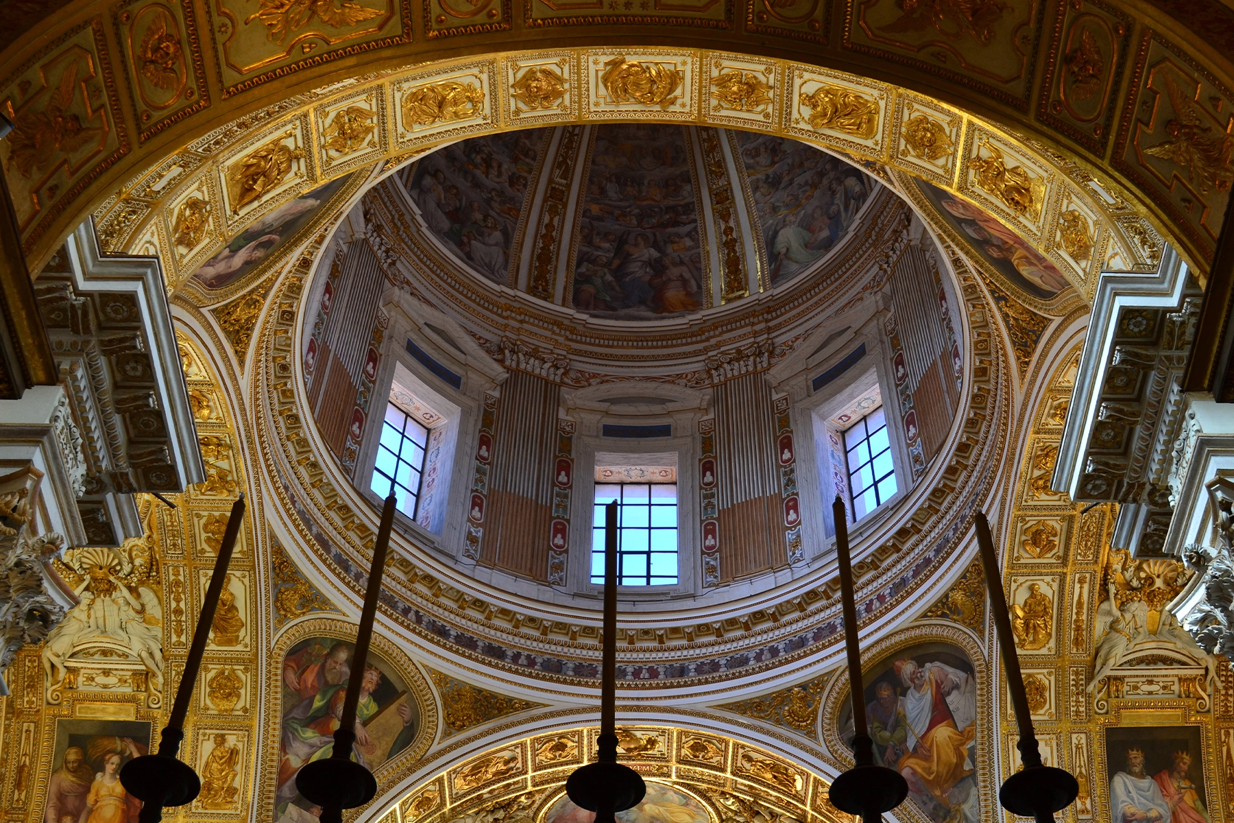 Koepel van de Santa Maria Maggiore basiliek