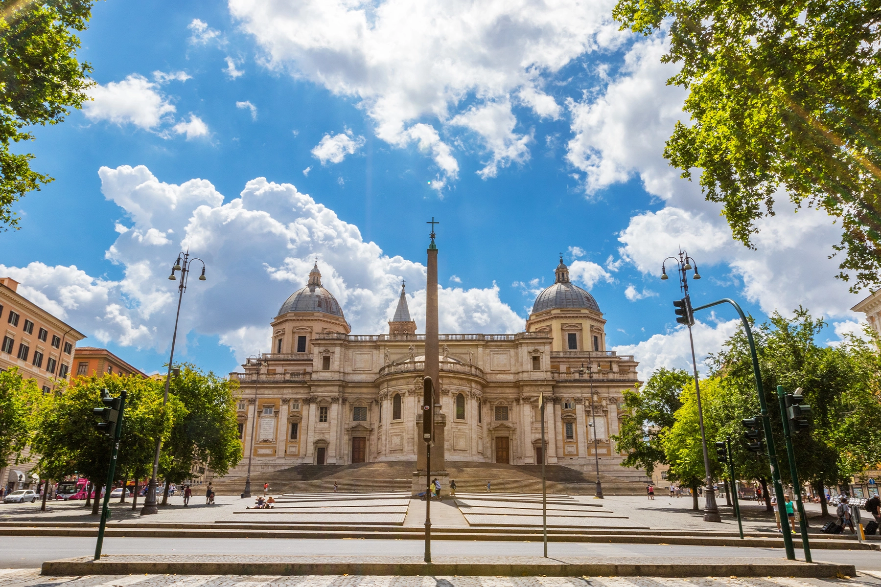 Bezoek de Basilica Papale di Santa Maria Maggiore in Rome