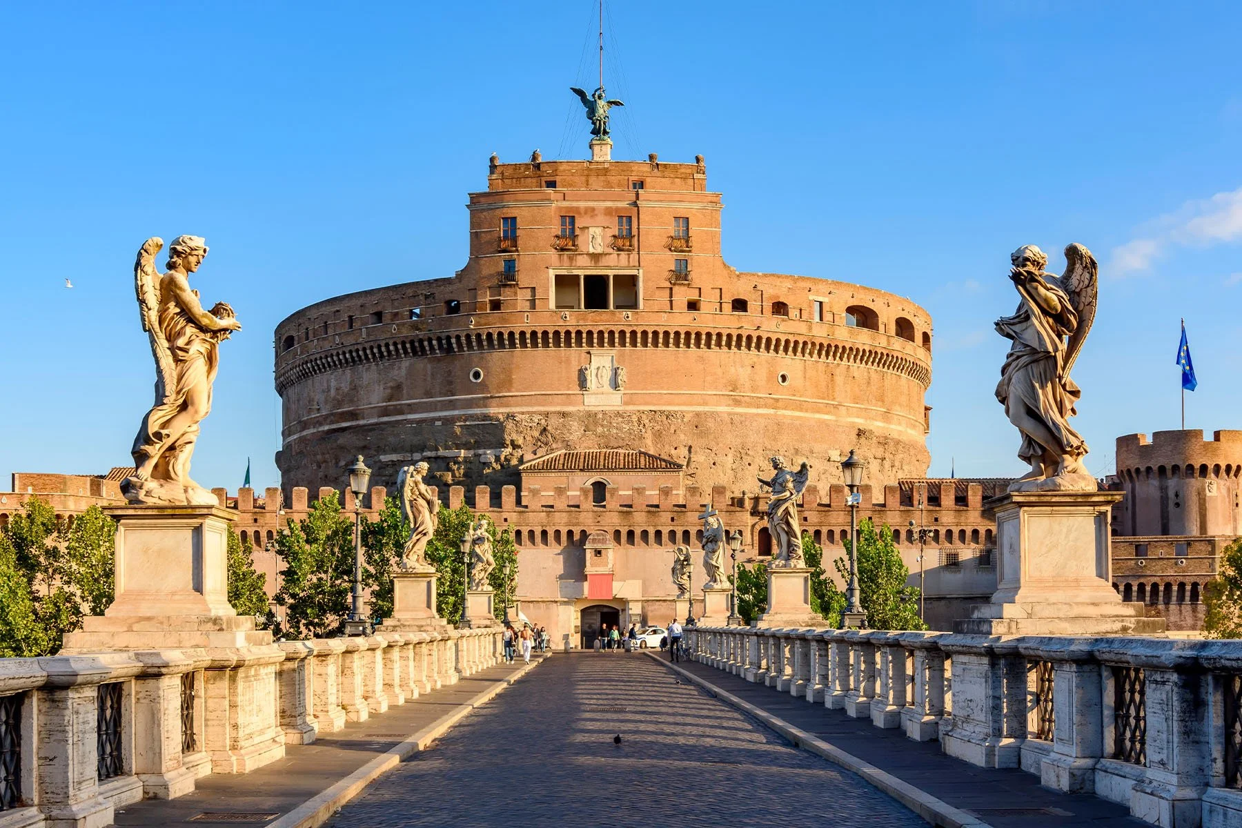 De Engelenburcht in Rome (Castel Sant’Angelo)