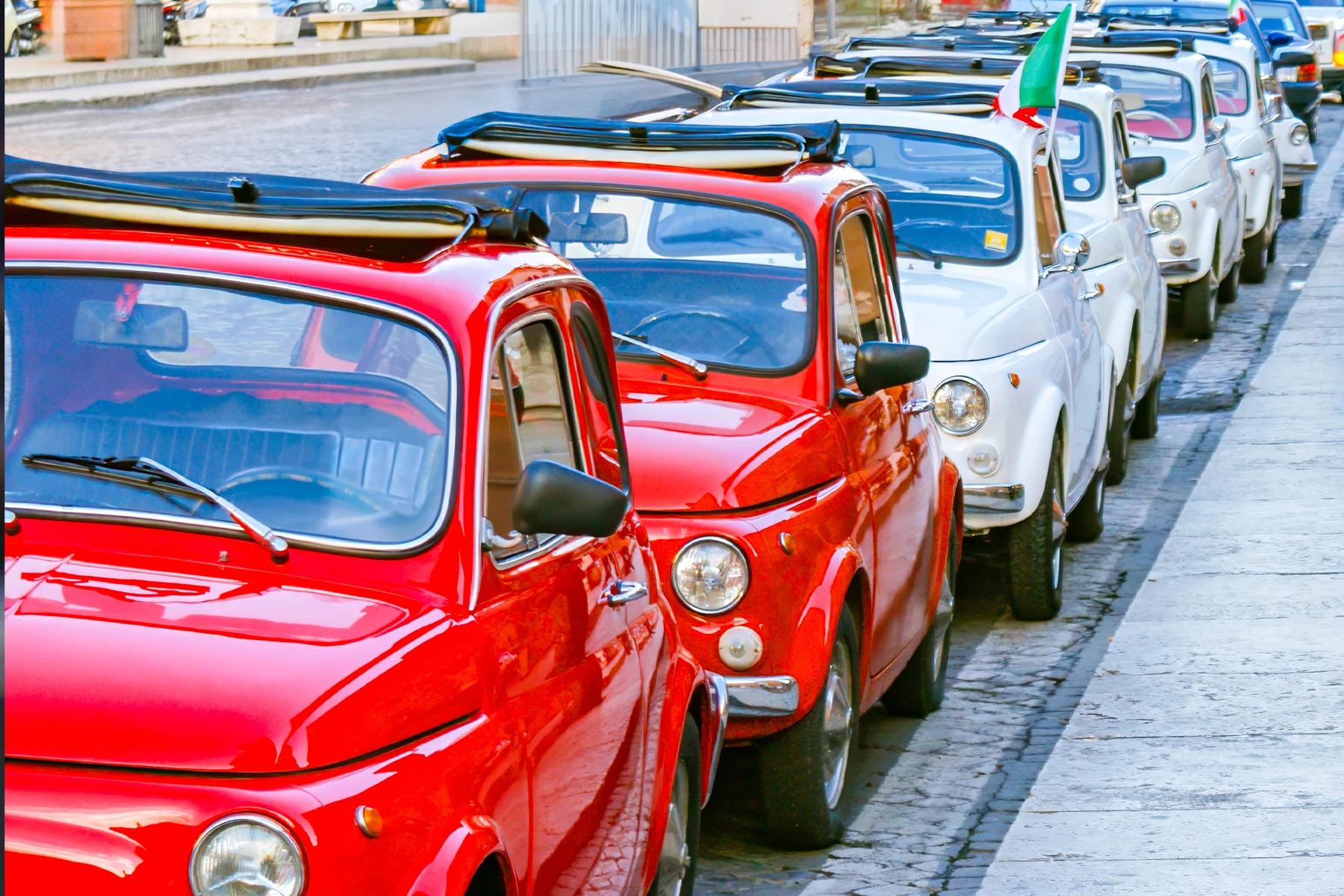 Fiat 500 tour in Rome