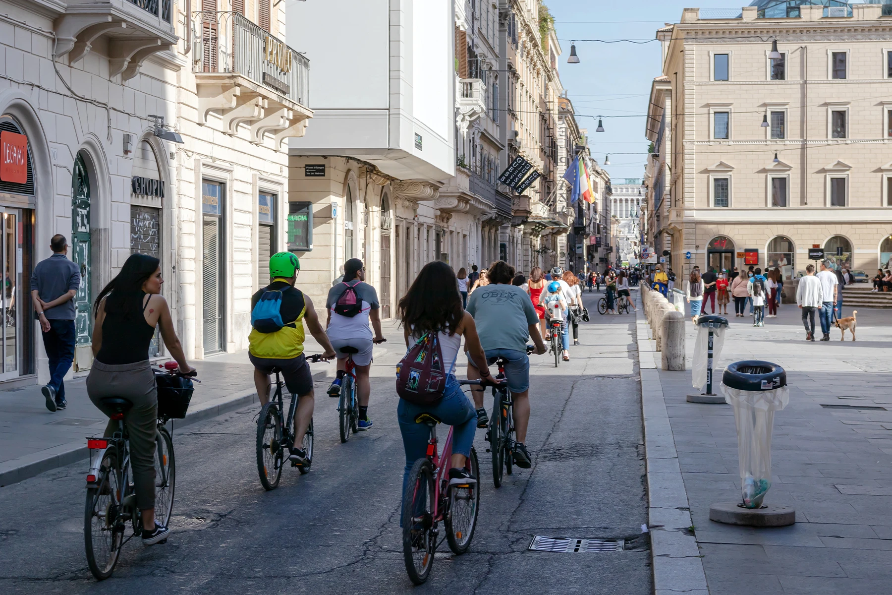 Fietsen door Rome