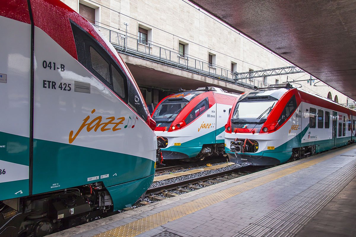 De Leonardo Express trein in Rome