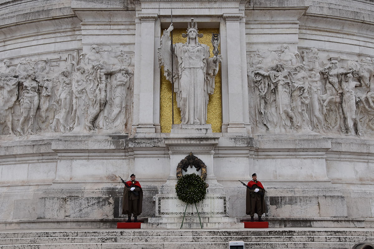 Il Vittoriano op Piazza Venezia in Rome