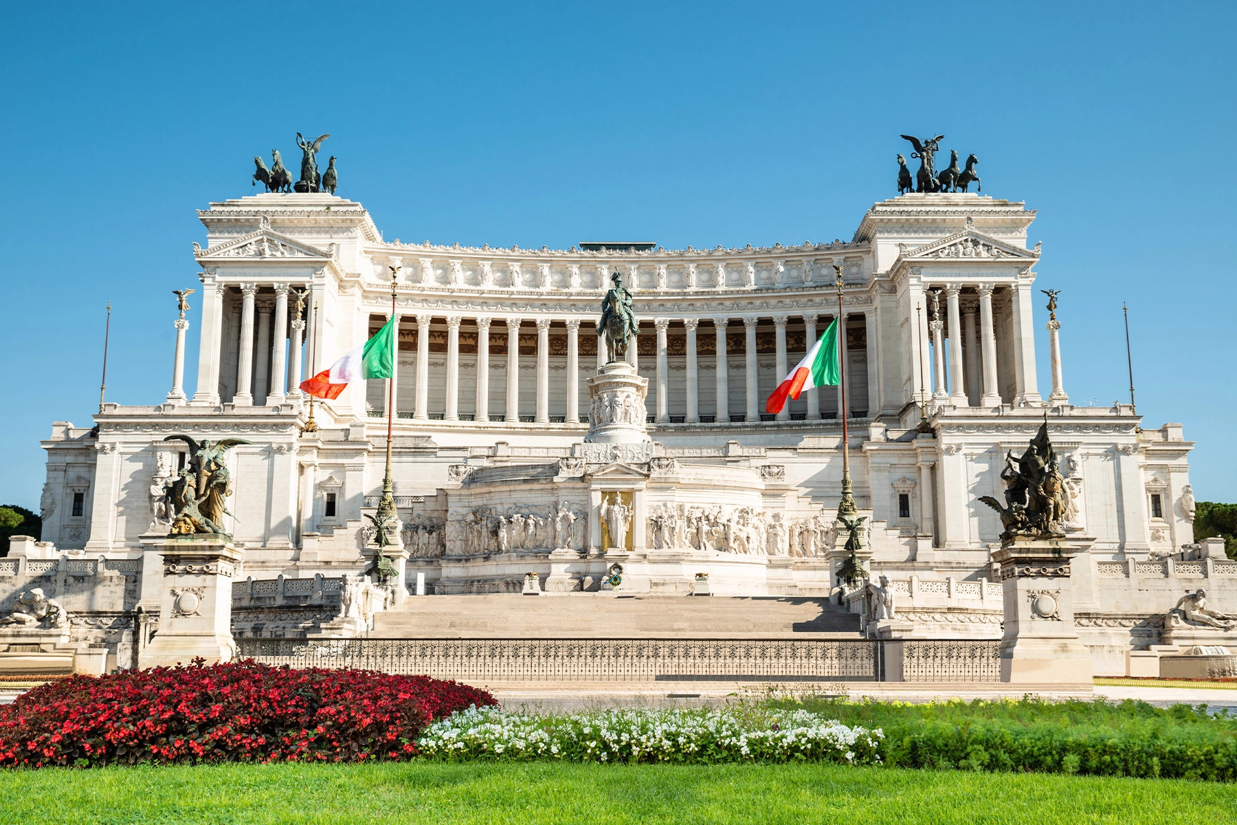 Het Piazza Venezia in Rome