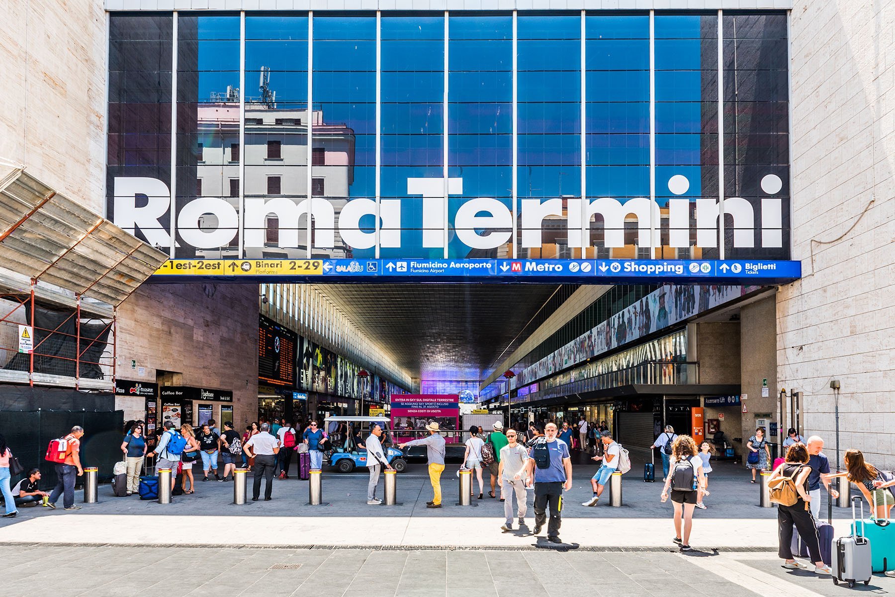 Roma Termini trein station in Rome