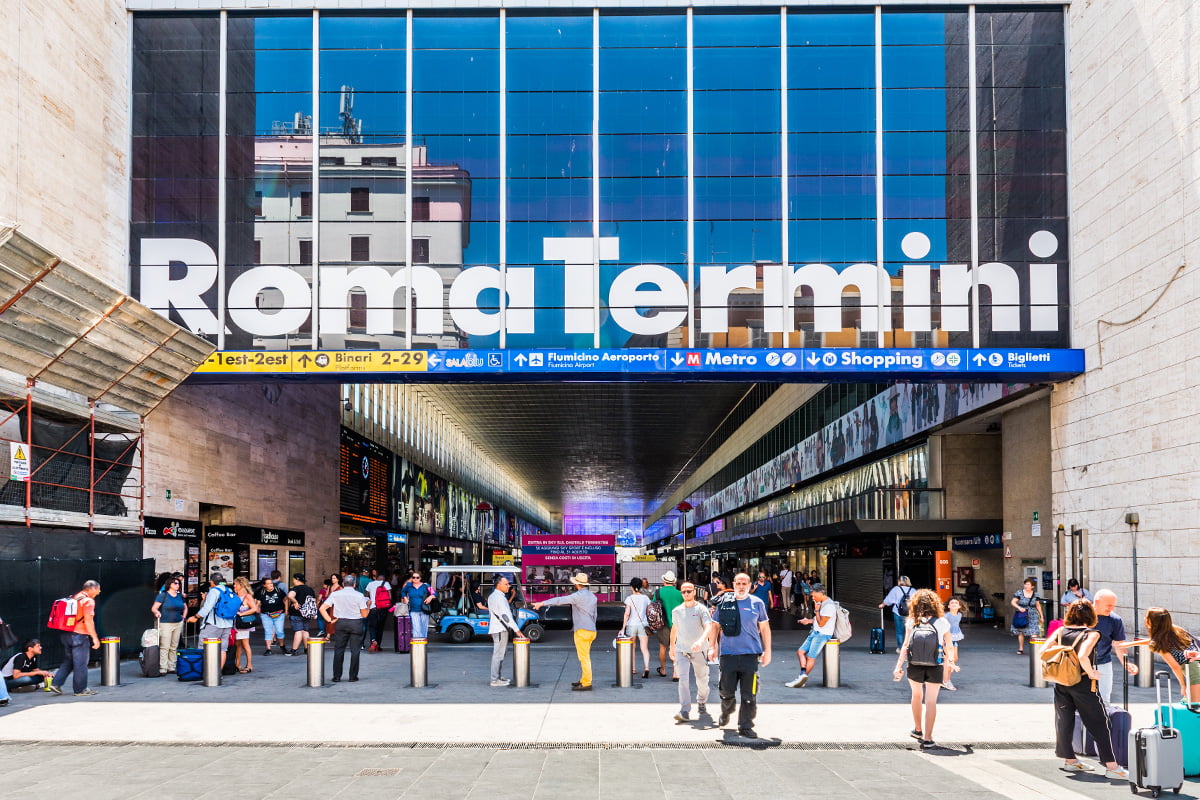 Roma Termini trein station in Rome