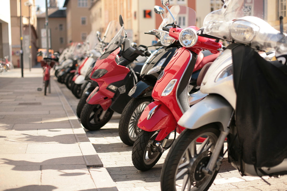 Scooter rijden in Rome