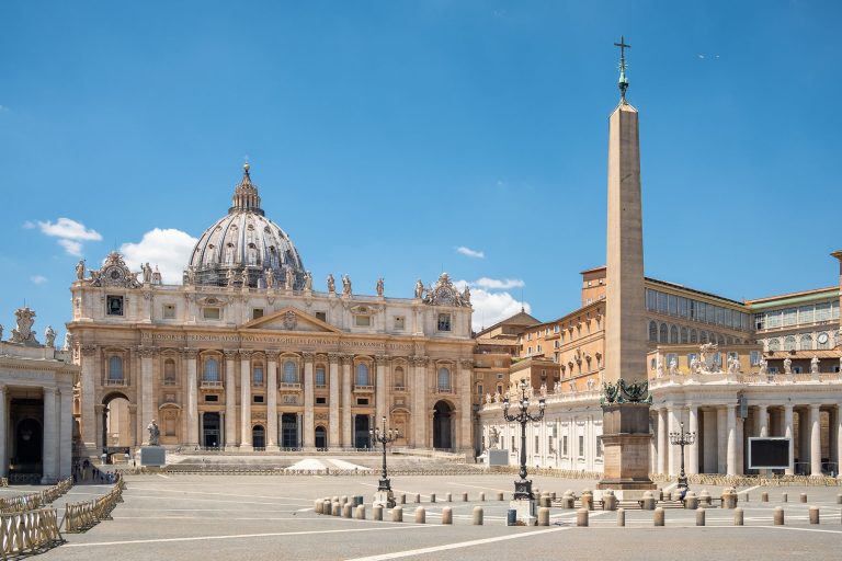 De Sint-Pietersbasiliek in Vaticaanstad in Rome