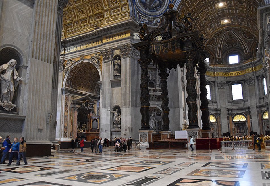 De Sint-Pietersbasiliek in Rome
