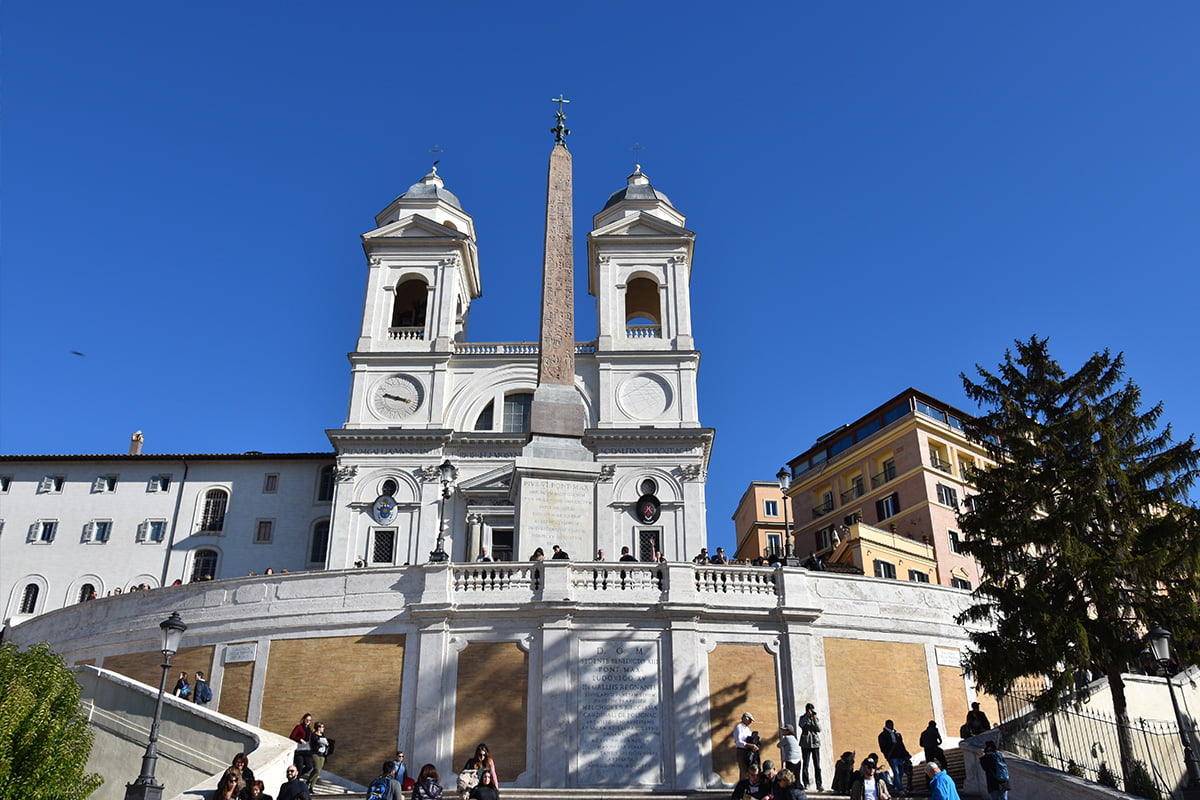 De Spaanse Trappen in Rome