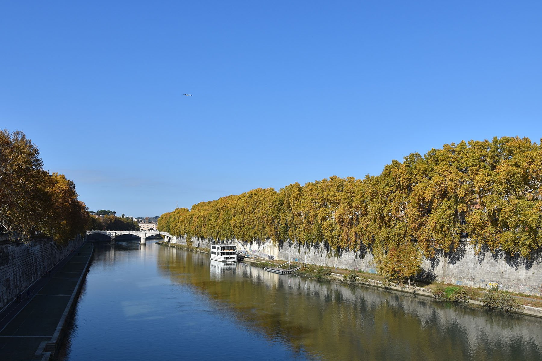 De Tiber rivier in Rome