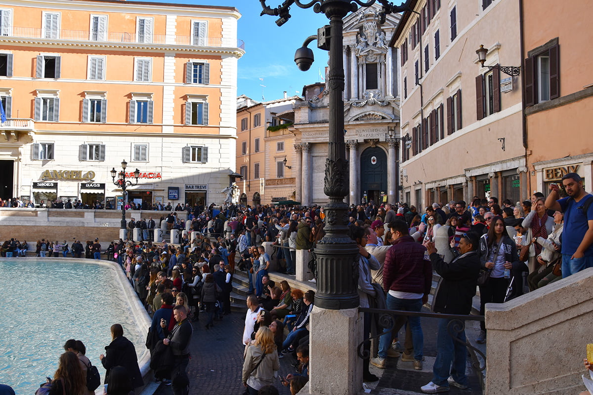 De Trevifontein in Rome